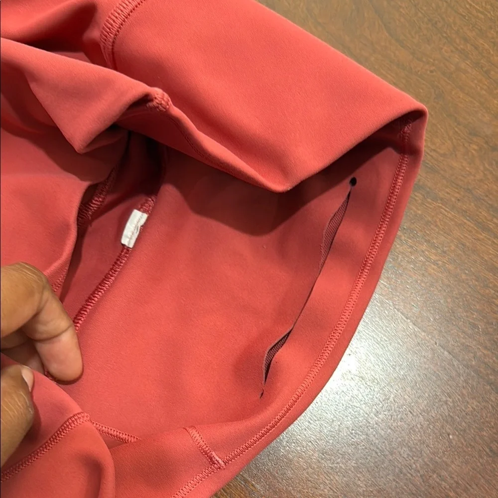 lululemon athletica Coral Leggings Everlux 19 inch terracotta coral vintage rose